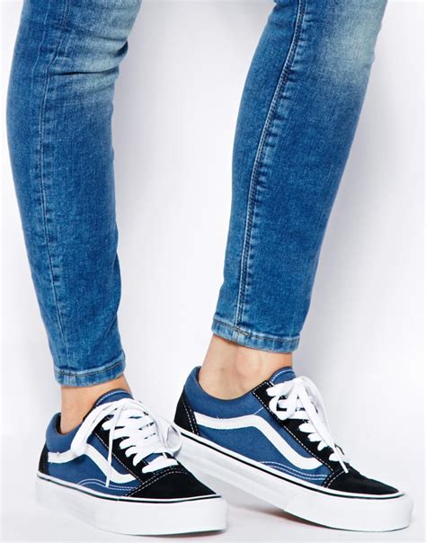 vans old skool navy blue e bay|blue vans old skool men.